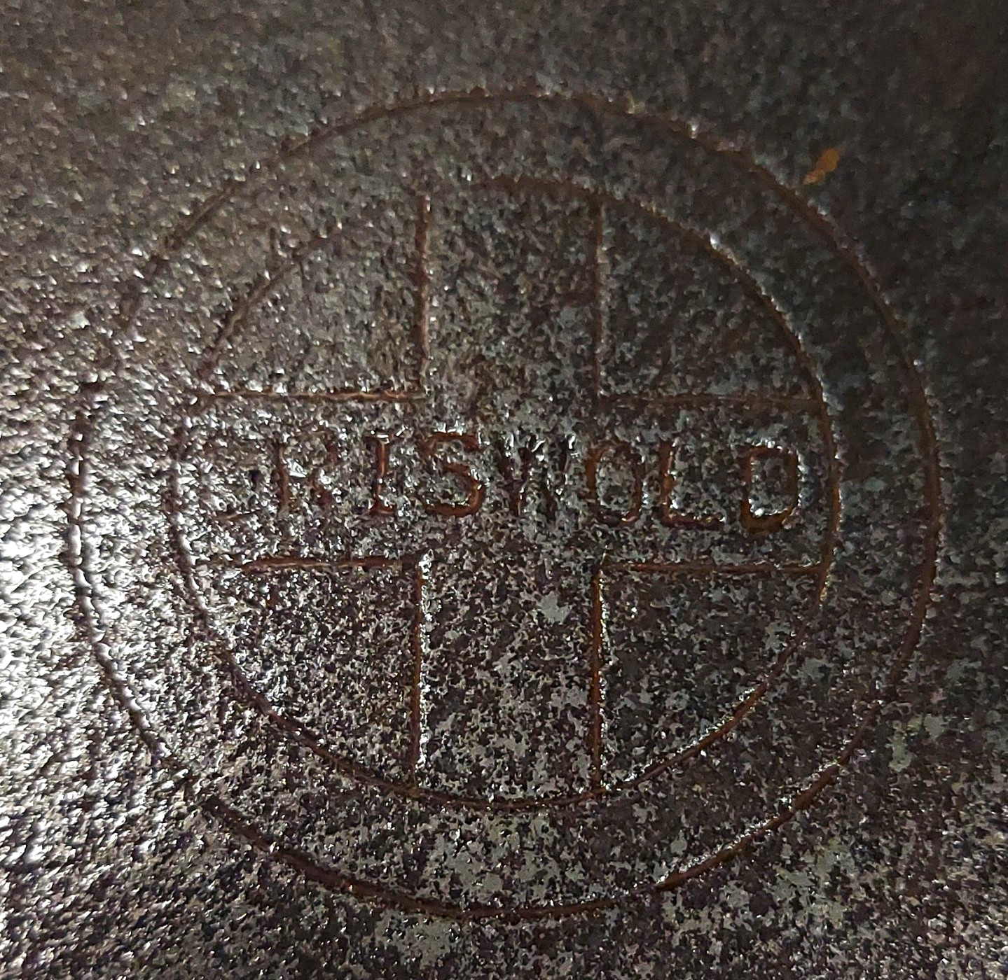 Griswold No. 12 Cast Iron Frying Pan Skillet Erie PA Long Handle Black