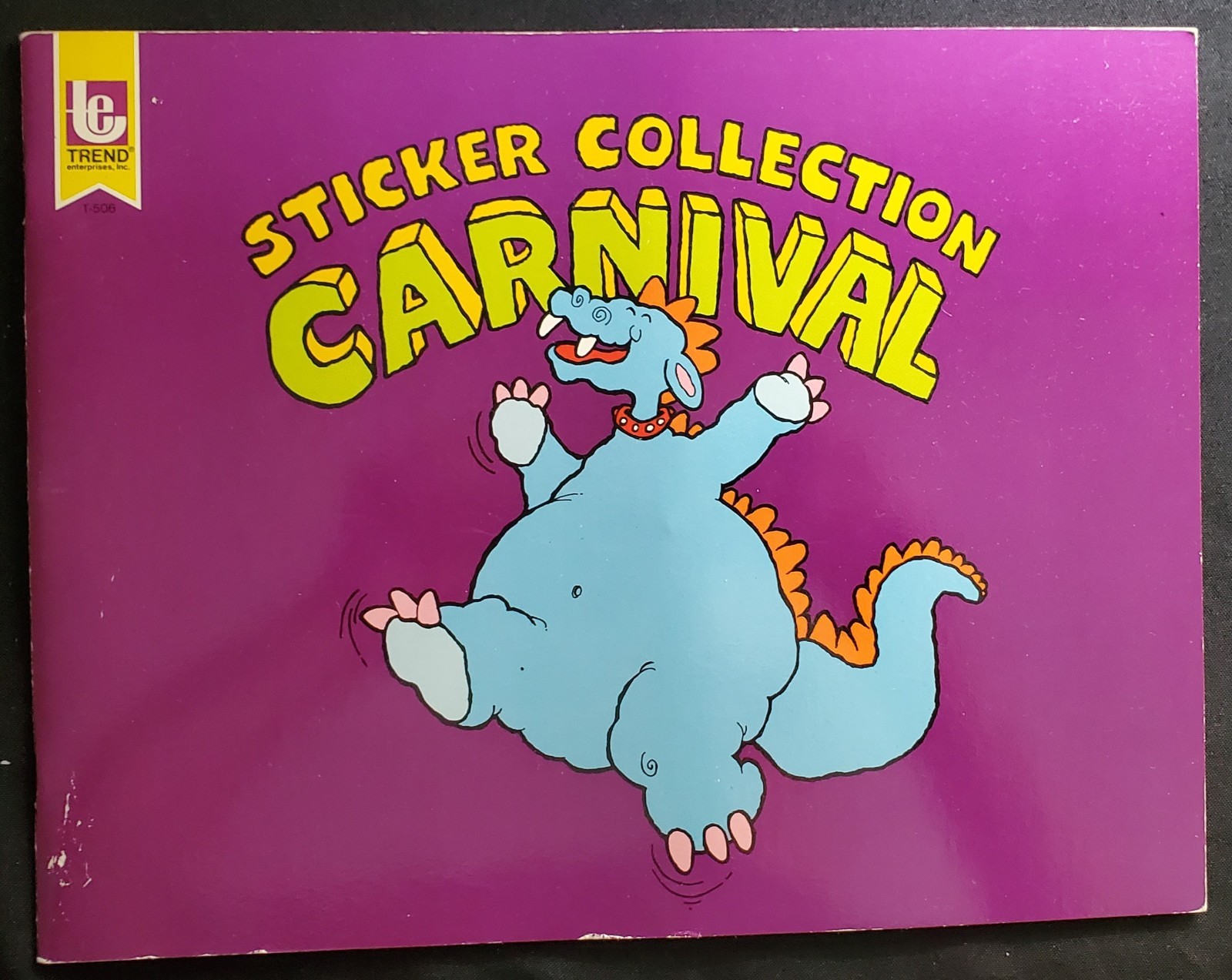 Rare Vtg Trend Enterprises Sticker Book Sticker Collection Carnival 1981 NEW