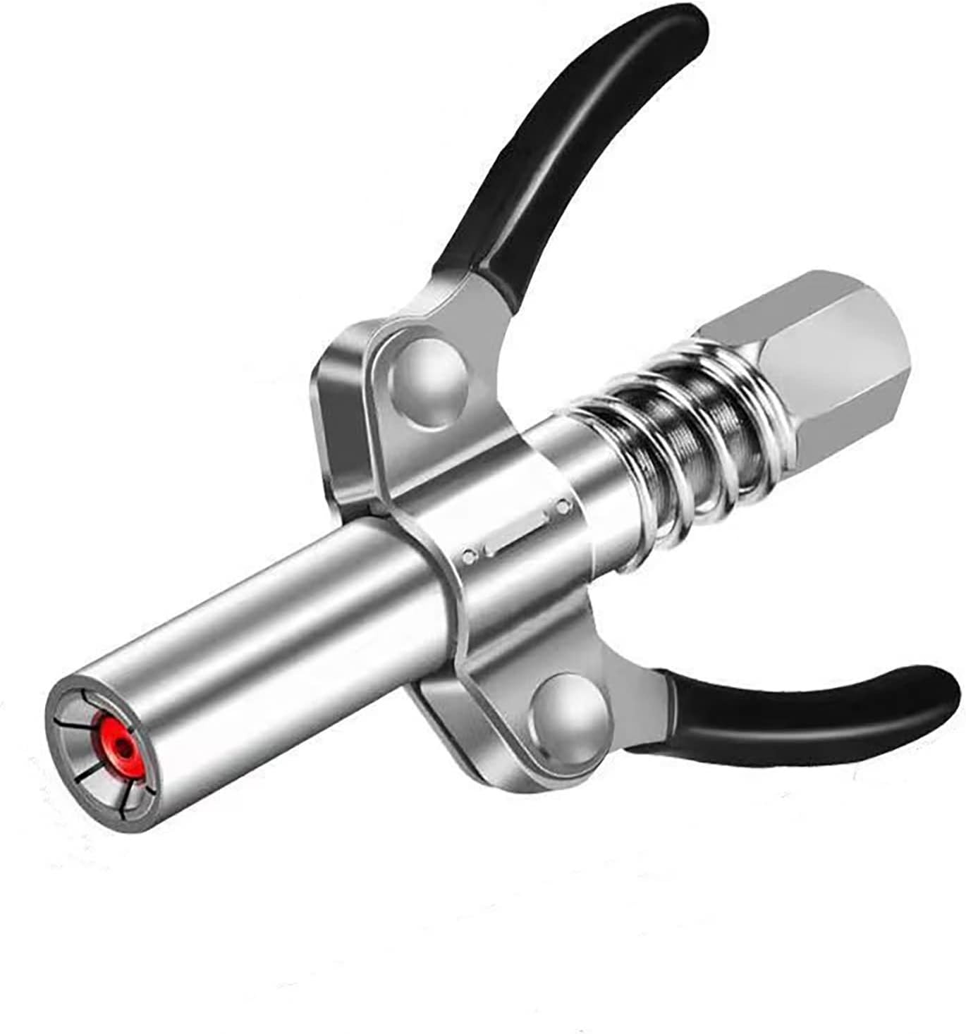 Heavy Duty Grease Gun Coupler Quick Lock Release Lube Nozzle 1/8 Npt 12000 PSI