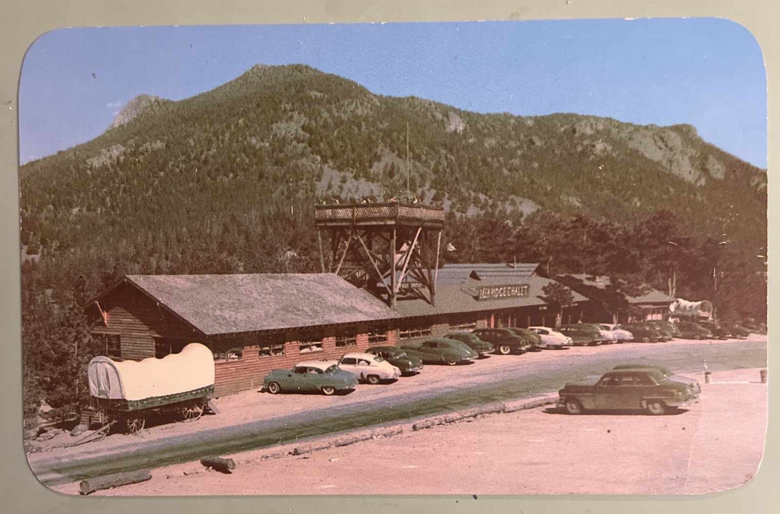 1950s Rocky Mountain national Park Colorado deer Ridge Charlet Trail Ridge Rd.