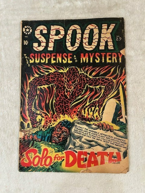 SPOOK TALES OF SUSPENSE AND MYSTERY 29 LOW GRADE COMPLETE LB COLE COVER