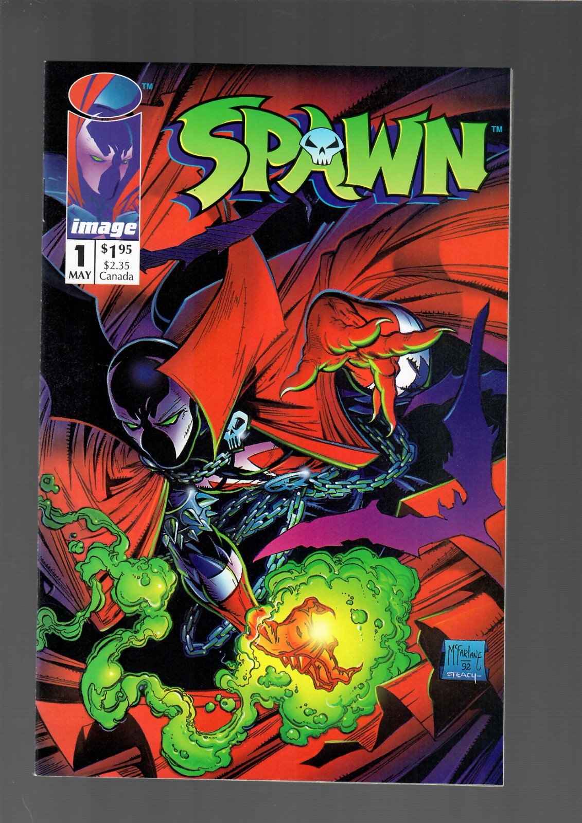 Spawn #1 NM 1992 Image Comics, Todd McFarland, First Appearance Of Al Simmons