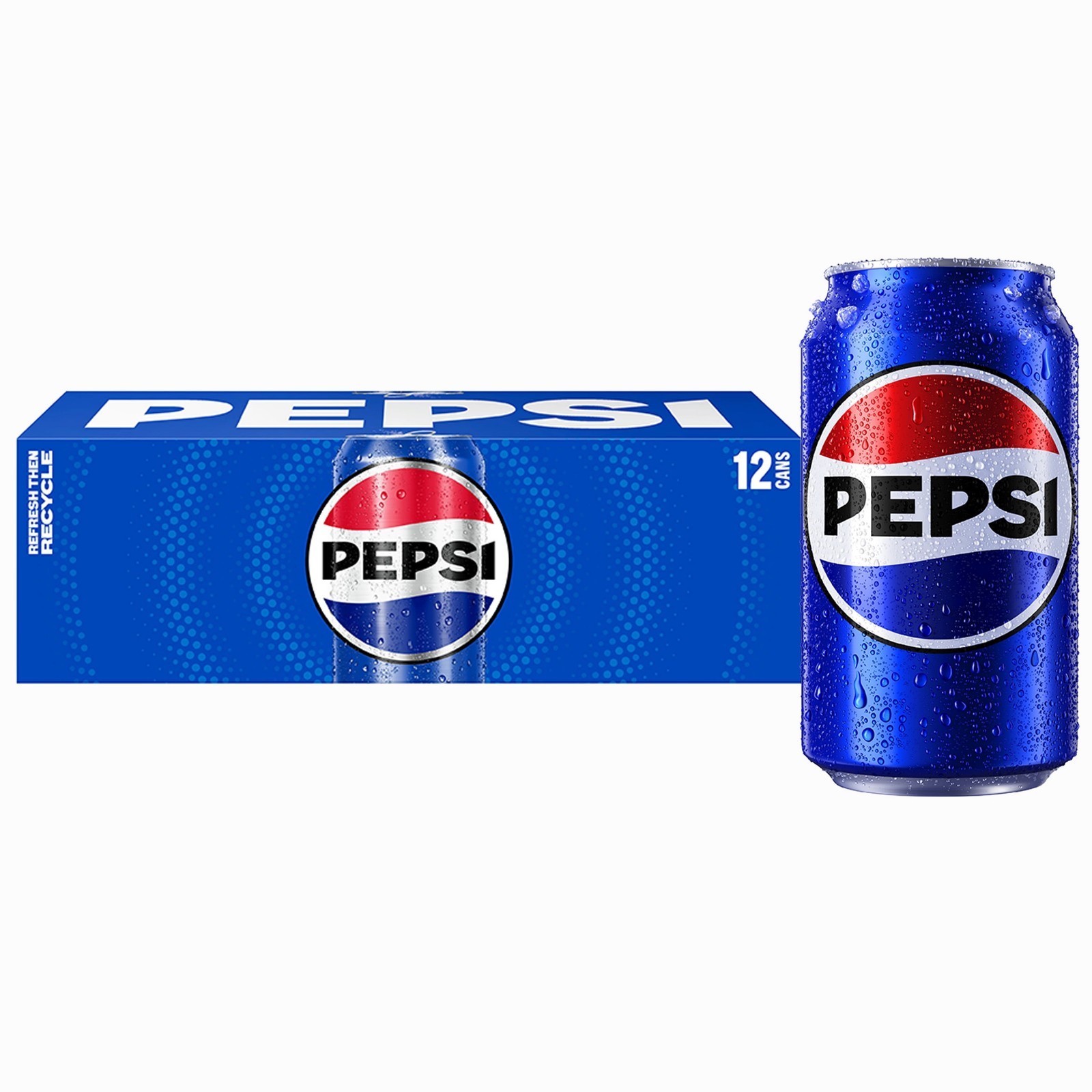 Pepsi Cola Soda Pop, 12 fl oz, 12 pack Cans - 