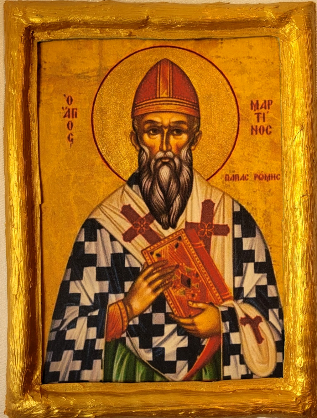 Saint Martin San Martino Martinus Pope Roman Catholic & Orthodox Icon Art