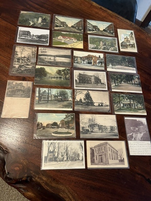 23 Antique BOUND BROOK, NEW JERSEY Postcard Lot 1905-1950\'s NJ Vintage STAMPS NR