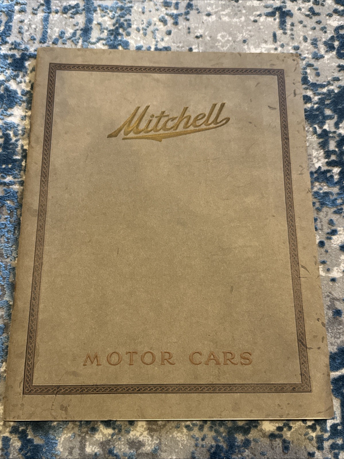 Vtg Antique Orig. 1917 Mitchell Motor Cars Automobile Sales Catalog Racing