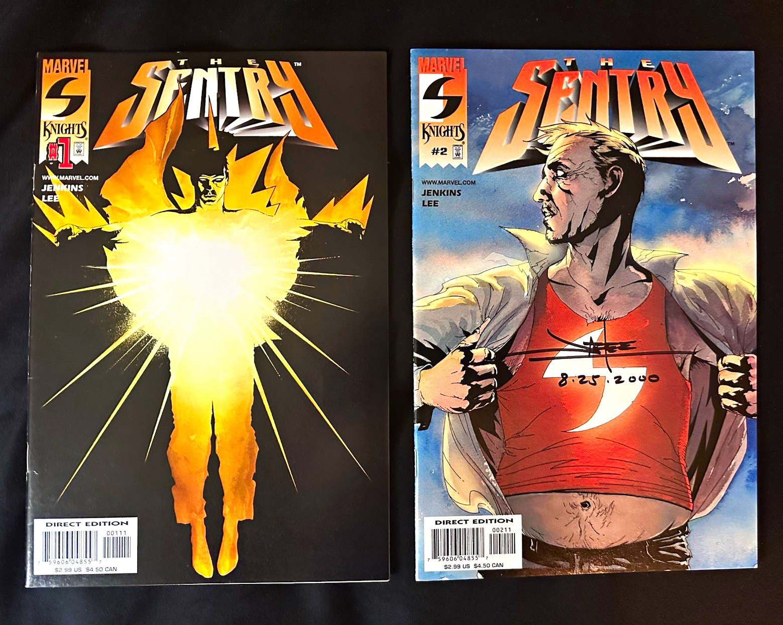 The Sentry #1-2 (1st appearance ) issue 2 Signed by Jae Lee