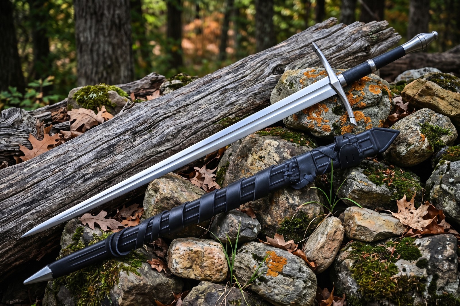Handmade Fantasy Sword  5160 High Carbon Steel Warrior Engraved longsword