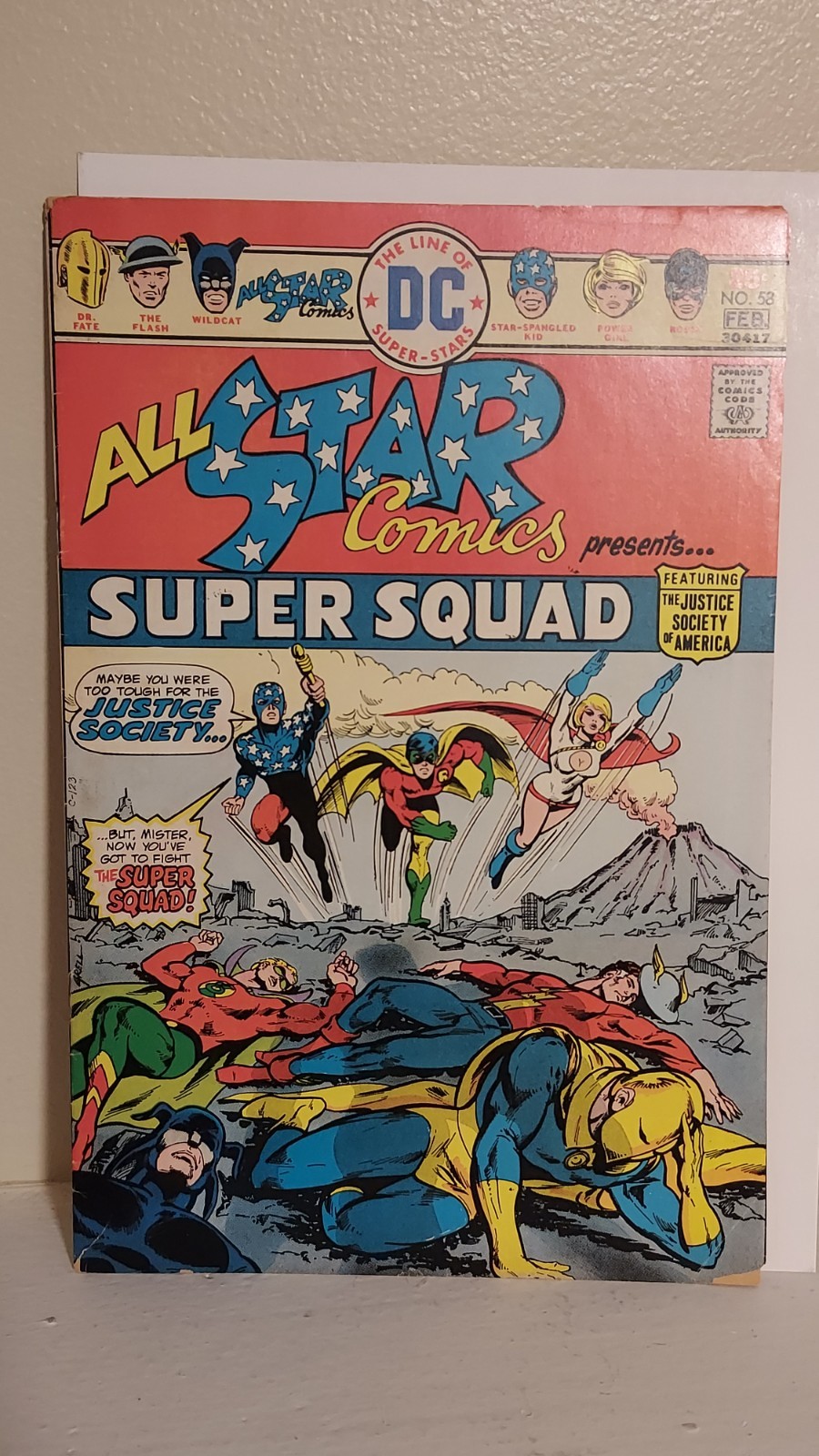 All Star Comics #58 (DC Comics 1976) Power Girl 1st Appearance 