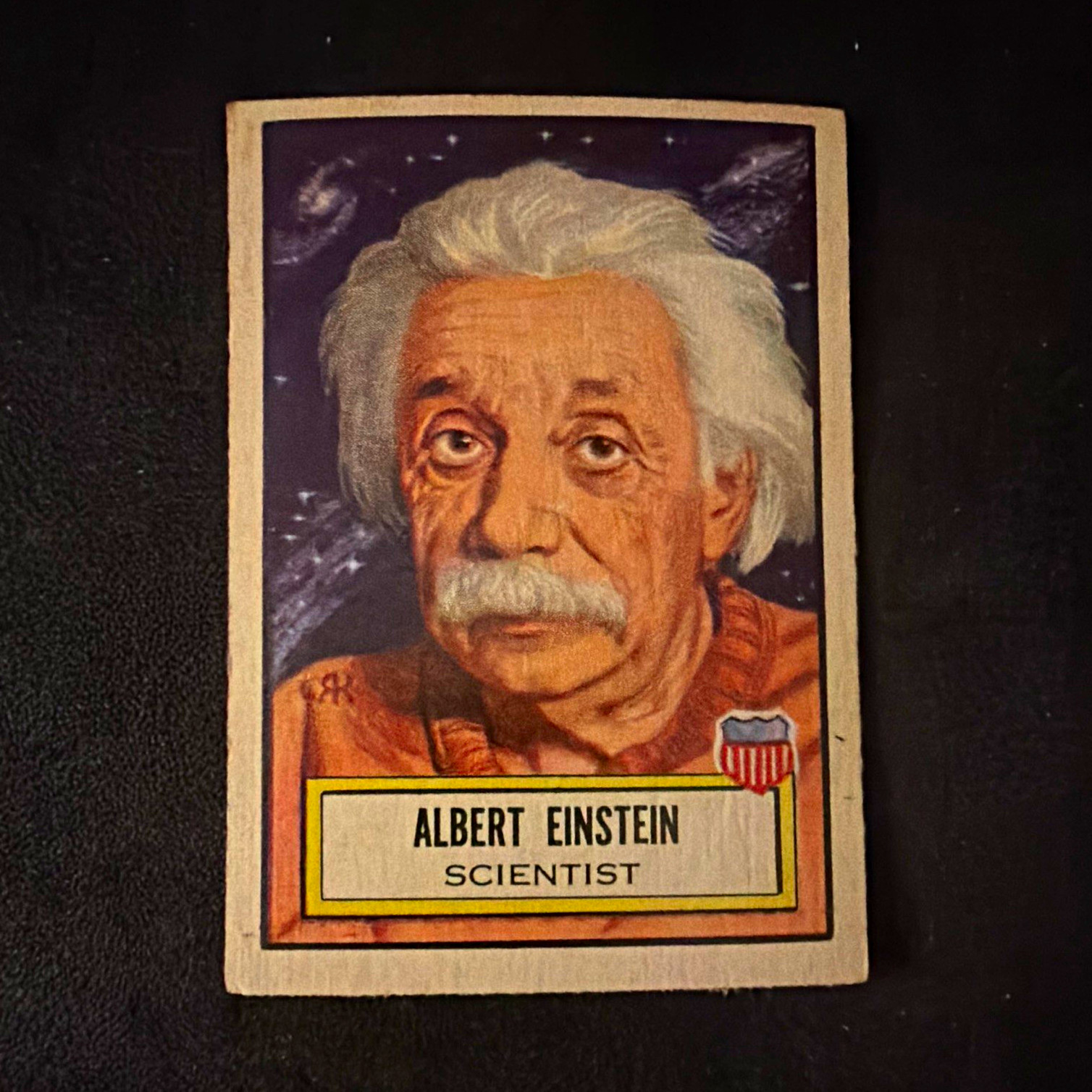 Topps 1952 Look 'n See Albert Einstein Non-Sport Trading Card #20