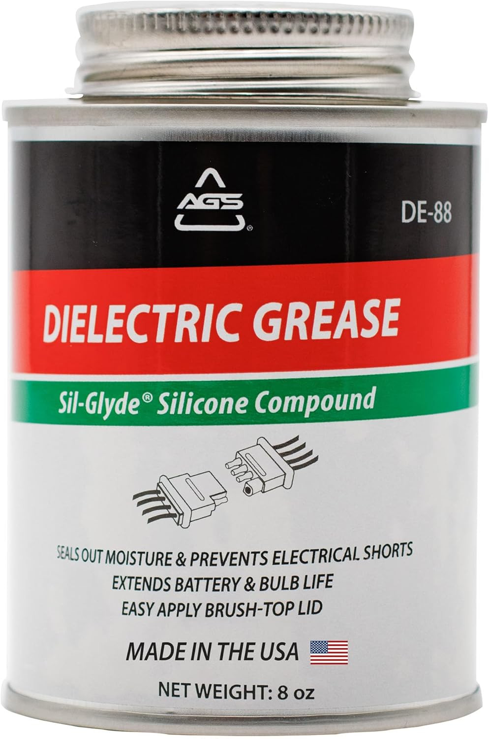 Automotive Solutions Brush Top Can Dielectric Silicone Grease Compound for All E