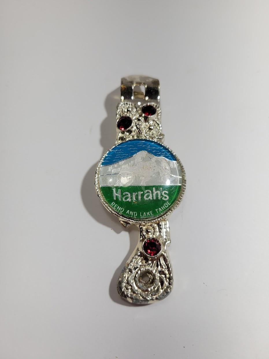 Vintage Harrahs Reno And Lake Tahoe Casino Bottle Opener