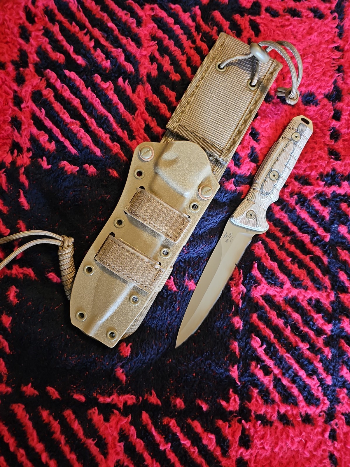 Rare Buck 891 Knife Desert Tan-USA Spearpoint GCK