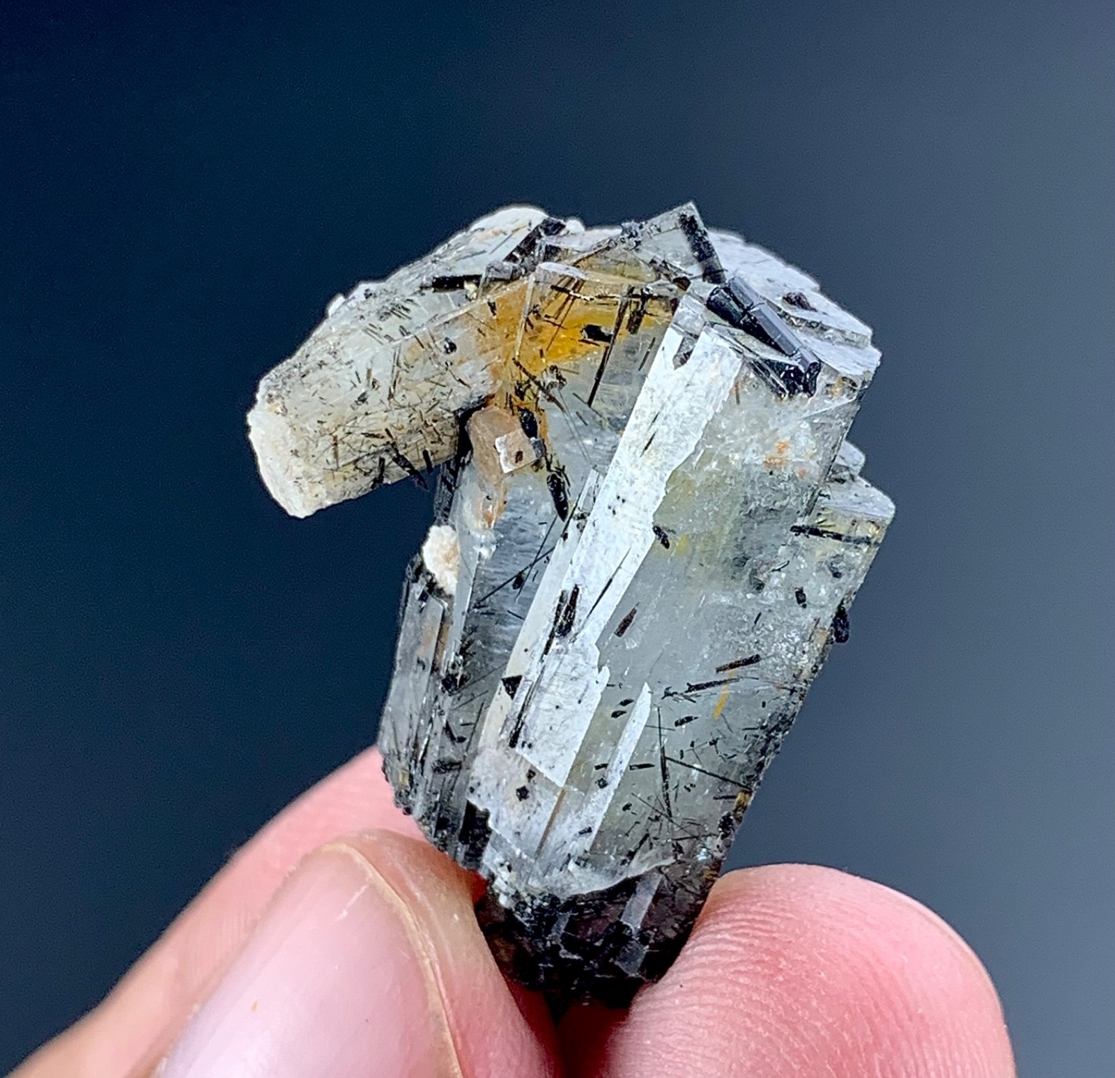 45 Carat Clean Aquamarine Crystal Specimen From Skardu Pakistan