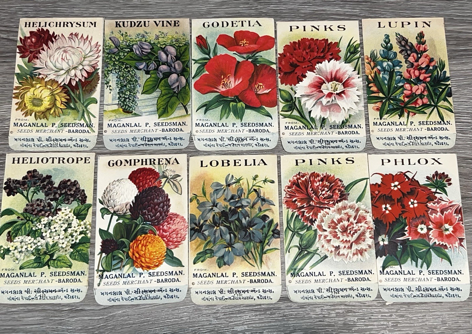 1920-40’s Flowers Seed Packets \