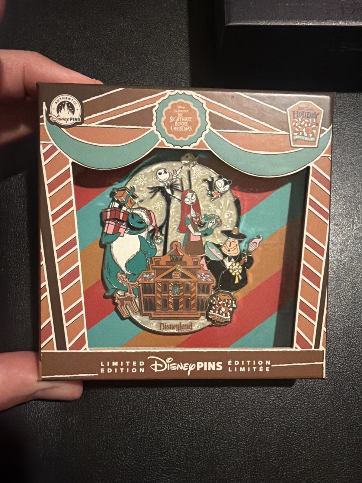 Disney Nightmare Before Christmas Haunted Mansion Holiday Mini Jumbo LE 2000 Pin