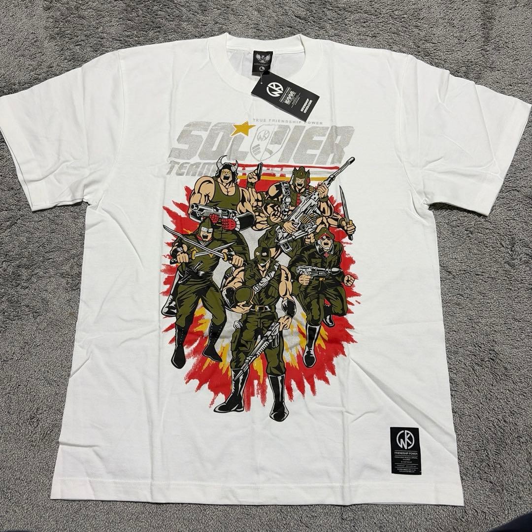 Kinnikuman Soldier Team T-shirt Size L