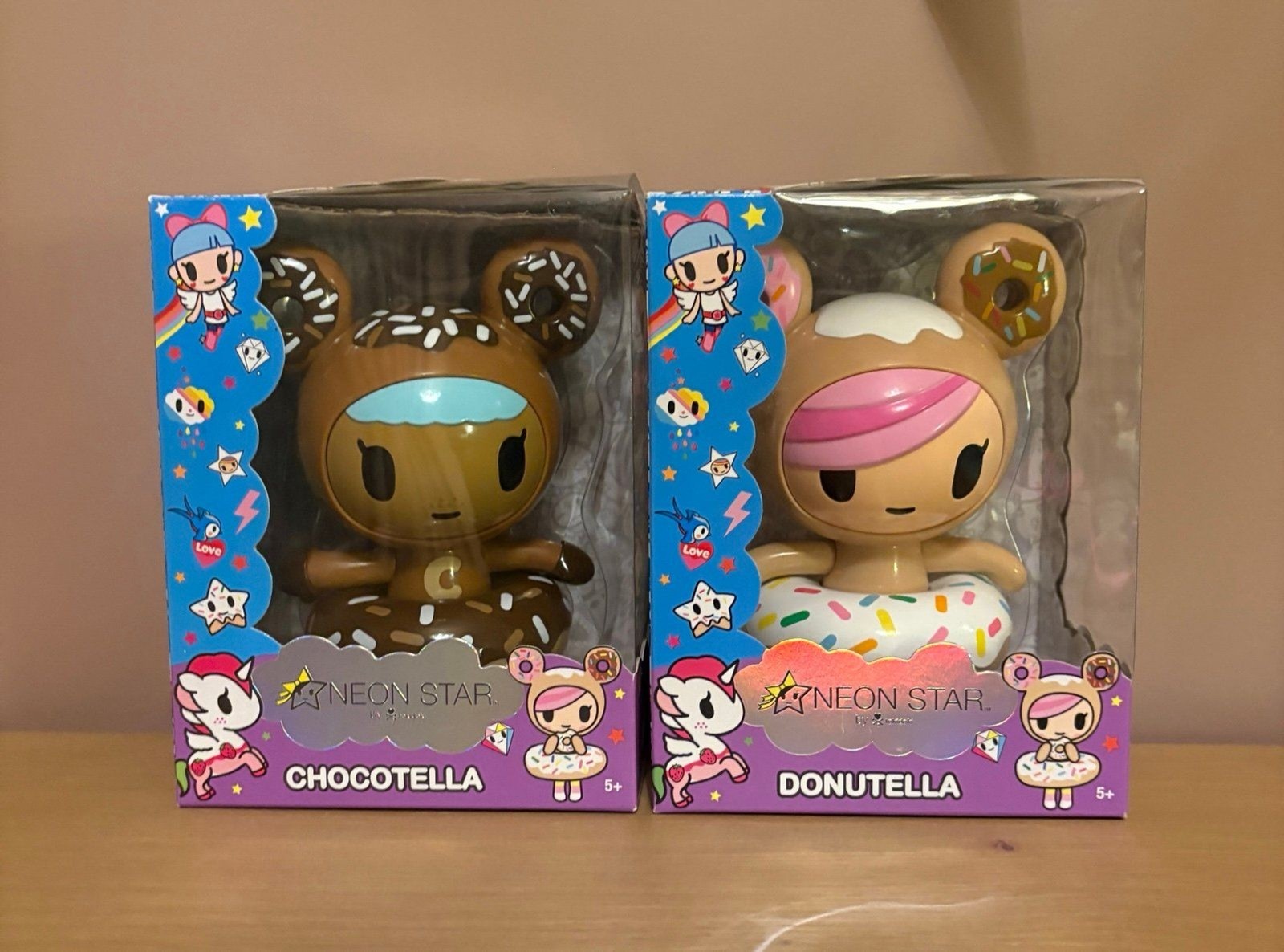 tokidoki x Neon Star DONUTELLA & CHOCOTELLA