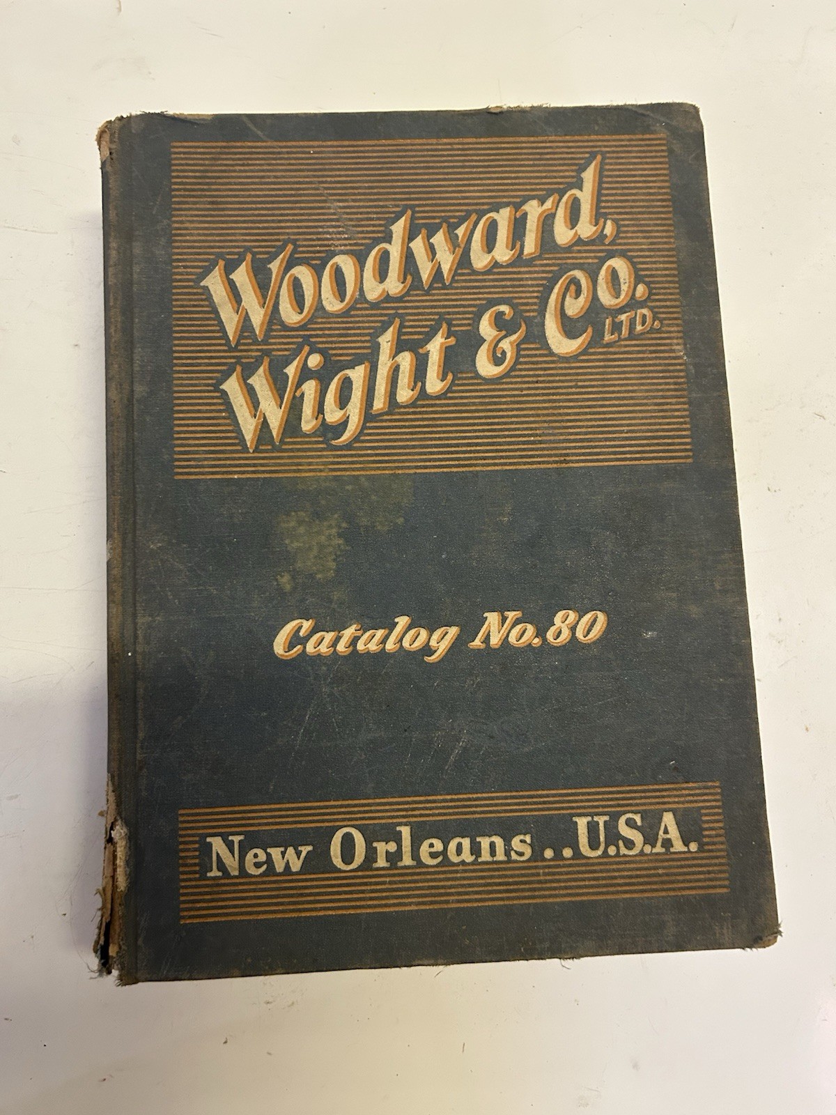 Vintage Woodward Wight & Co Catalog No. 80 New Orleans LA Industrial Supply Book