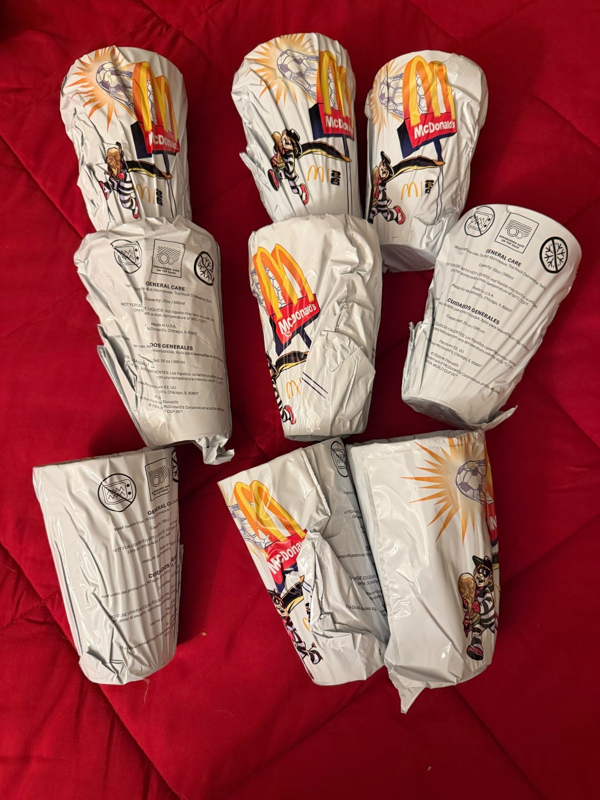 McDonald’s 2026 FIFA WORLD CUPS  9 in total RANDOM  SEALED