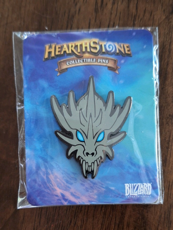 Hearthstone Descent of Dragons Collectible Pin Fireside Gatherings Blizzard 2019