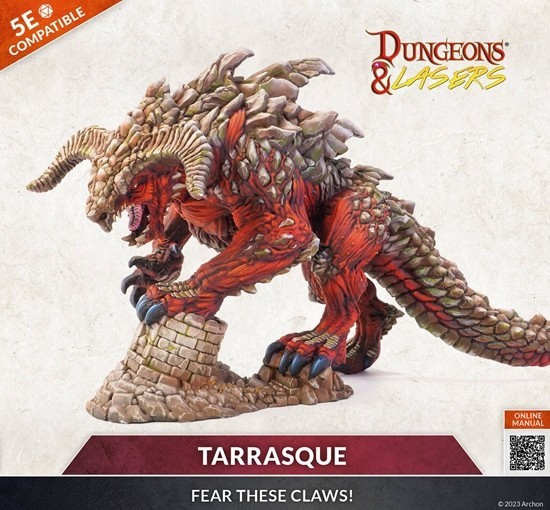 Dungeons and lasers Tarrasque DnD figure - Model Kit