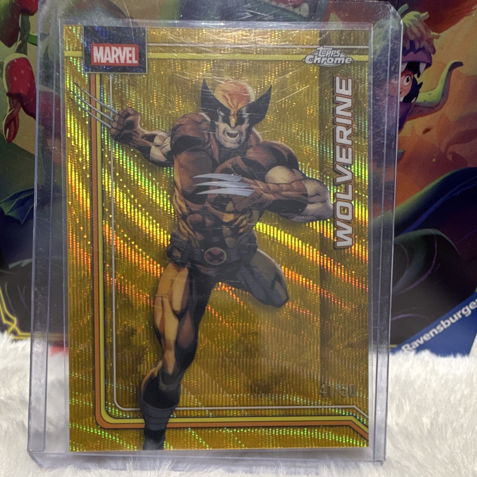 2026 Topps Chrome Marvel Wolverine #199 Gold Parallel Serialized 41/50