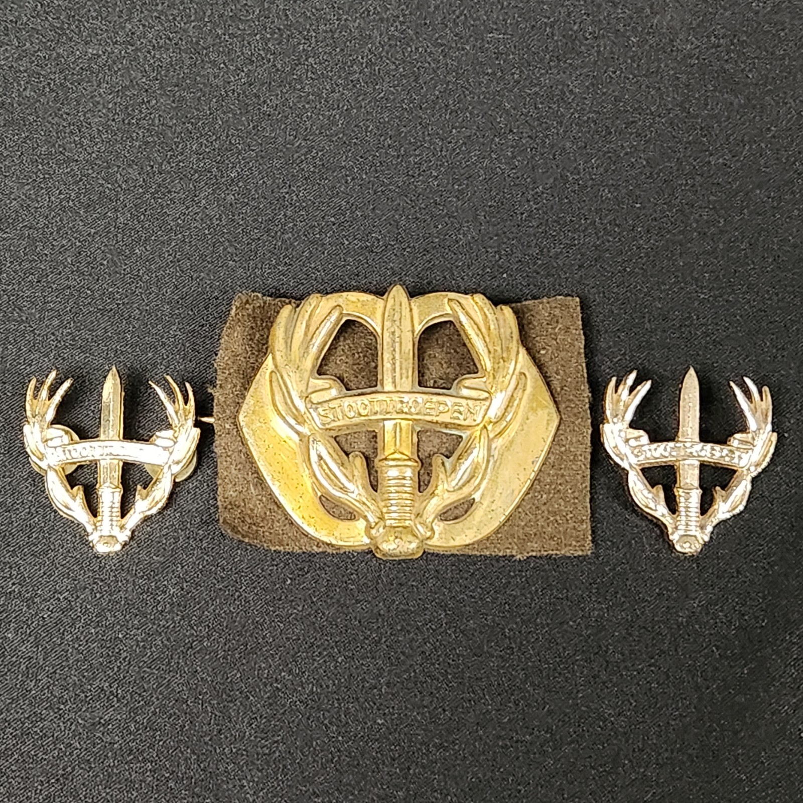 Royal Netherlands Army Regiment Stoottroepen Prins Bernhard Cap Badge Shoulder