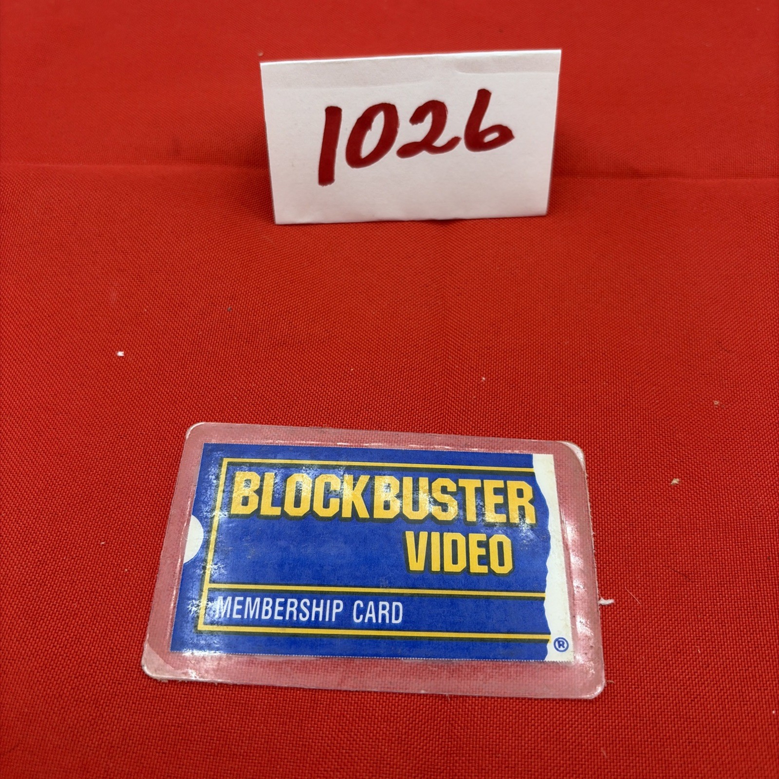VTG Blockbuster Video Membership Card 2007/2008