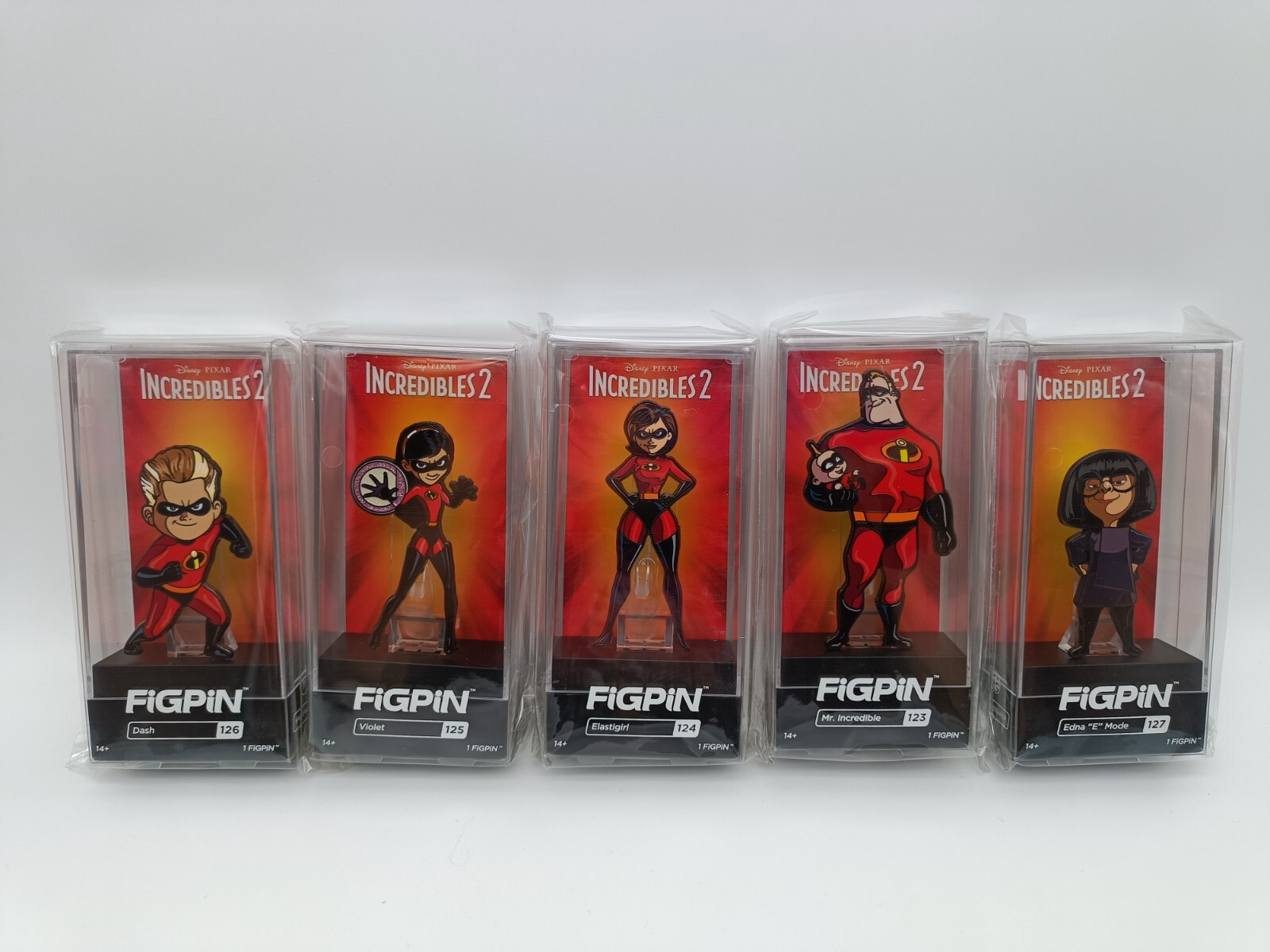 Figpin D23 Exclusive Disney Incredibles 2 Set