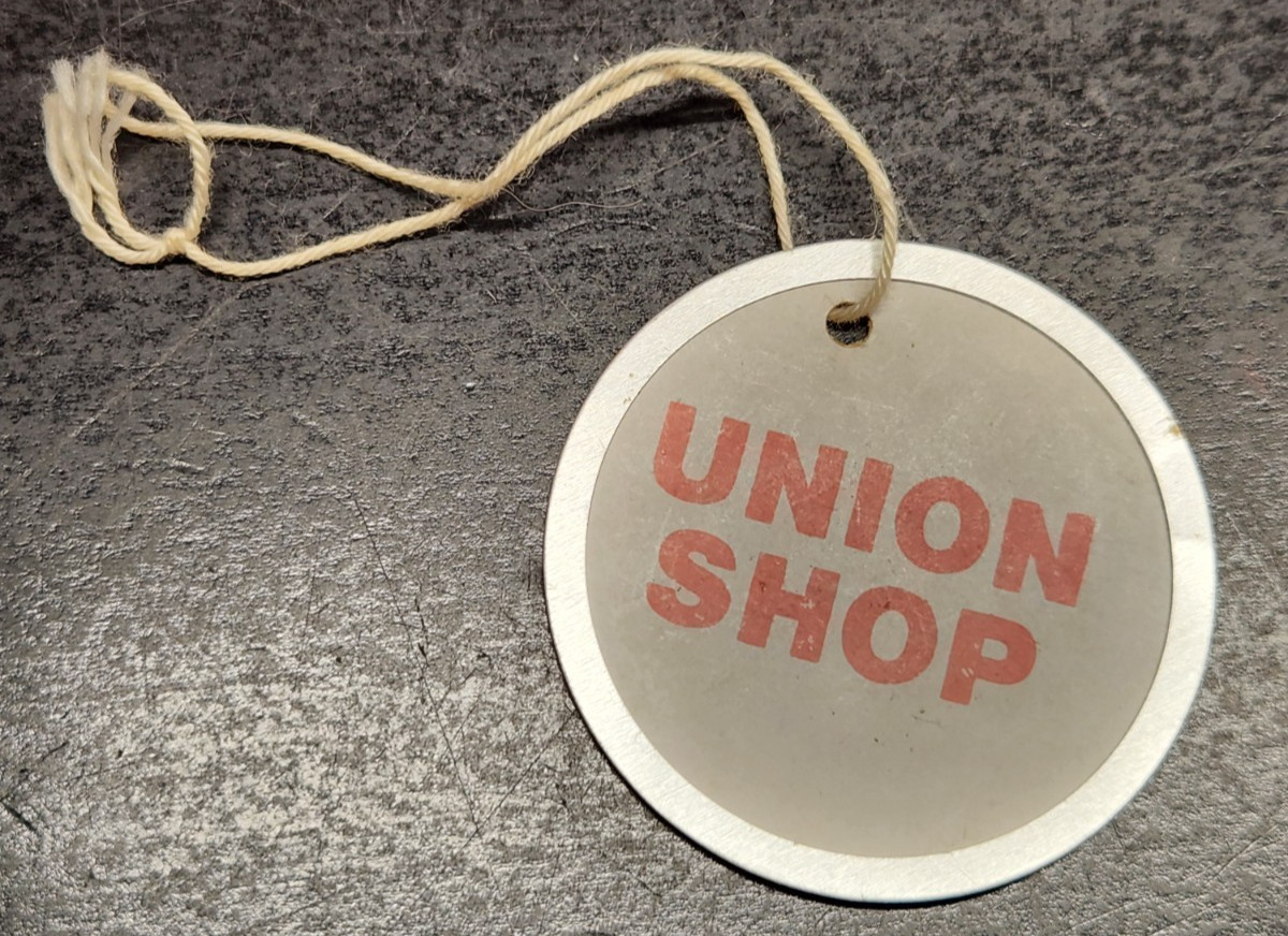 Vintage Union Shop - We Want Sick Days Hang Tag with String