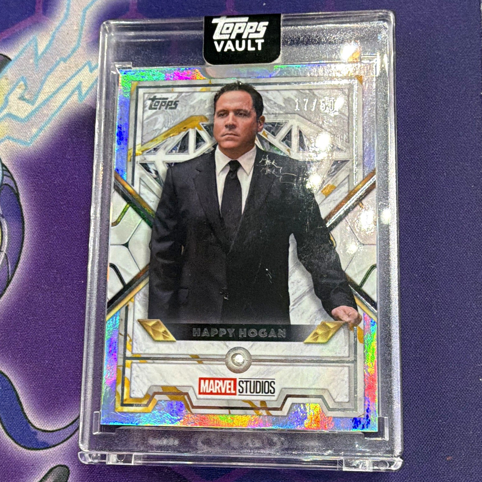 Topps 2026 Marvel Studios Iron Man 2 Happy Hogan MD-36 Insert 17/50