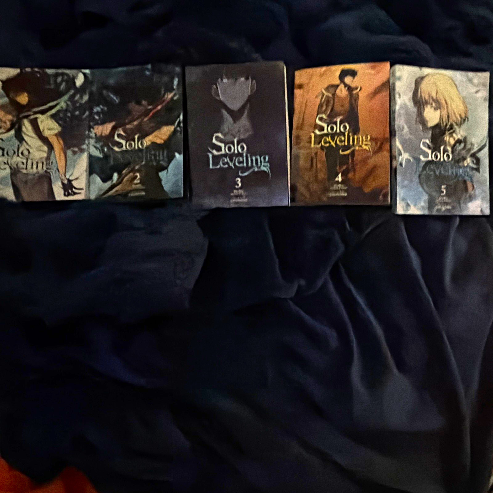 Solo Leveling Vol. 1-5 English Manhwa Softcover by Chugong