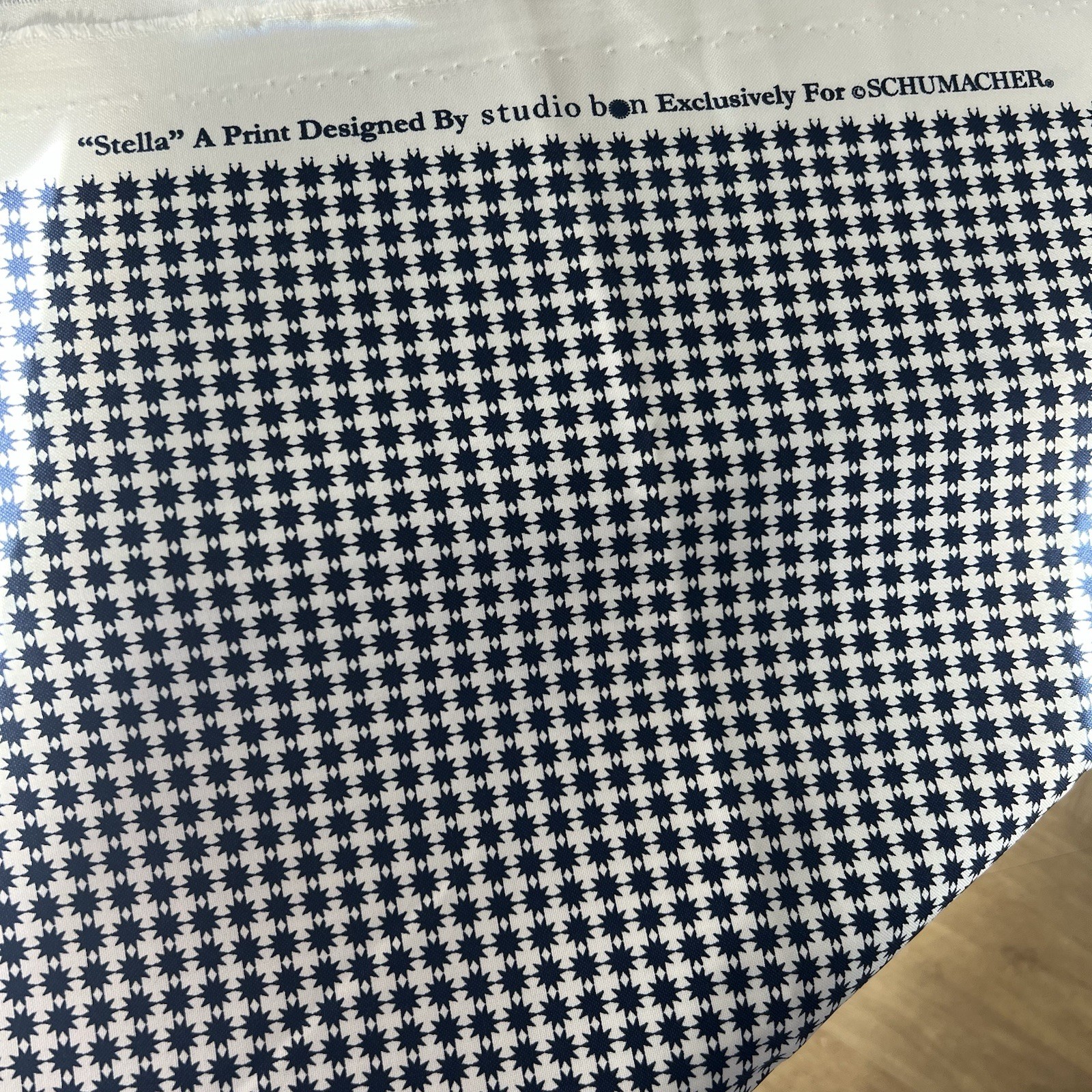 SCHUMACHER Stella By Studio Bon Dark Blue And White 48x59