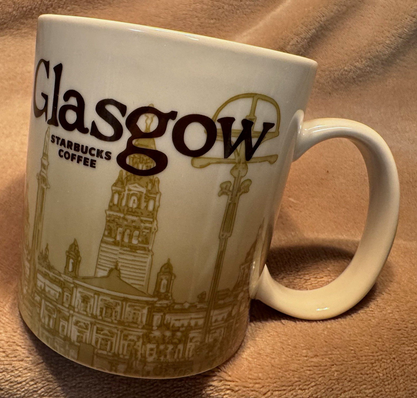 Starbucks Glasgow Scotland Global Icon Coffee Tea mug retired 2012