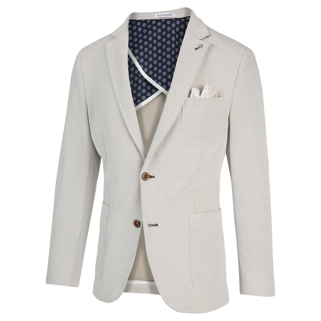 Blue Industry Men's Stretchy Blazer Brand New Core Uni Stretch Blazer Sand Color