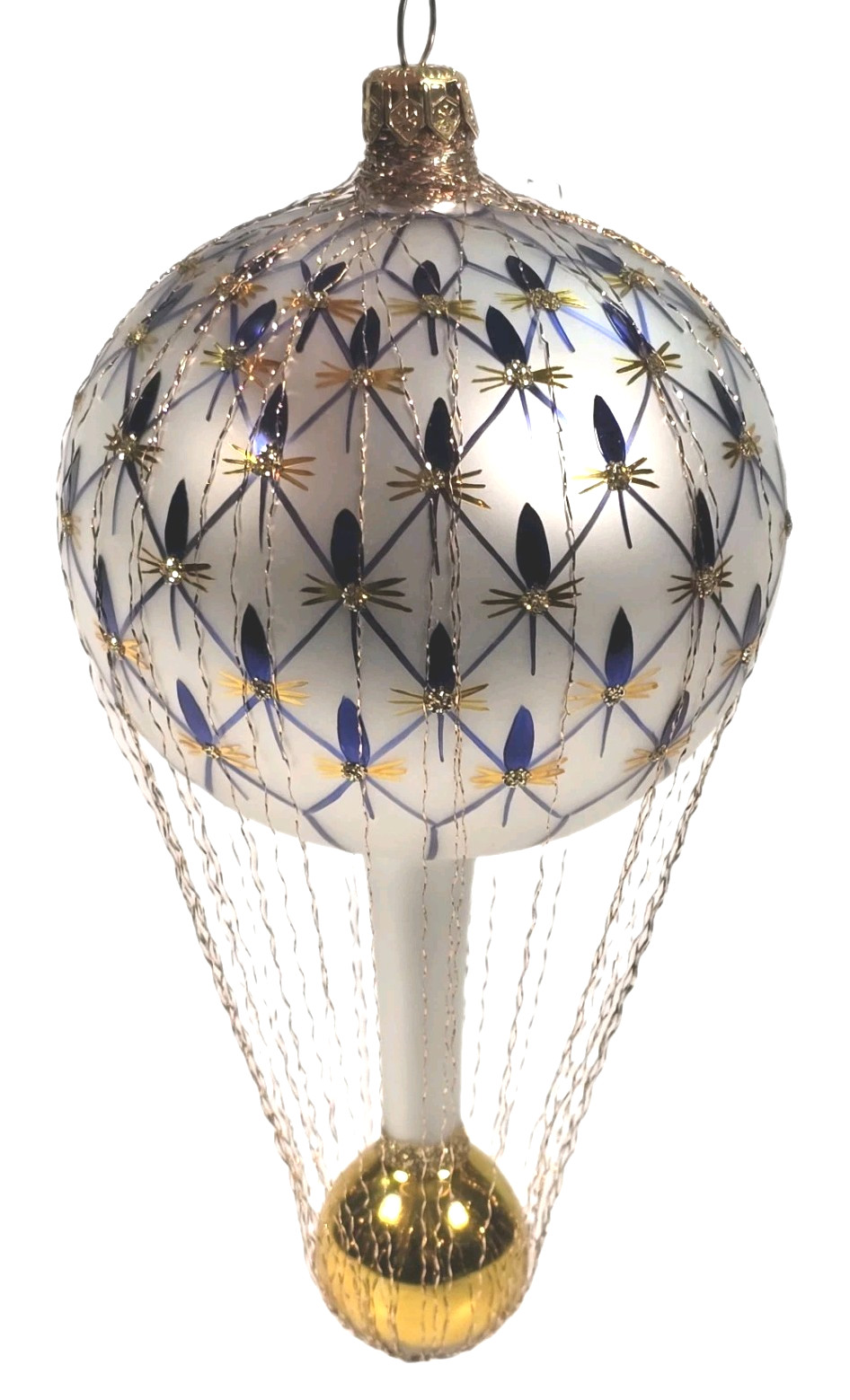 Vintage 1993 Christopher Radko FRENCH REGENCY BALLOON Hot Air Balloon Ornament