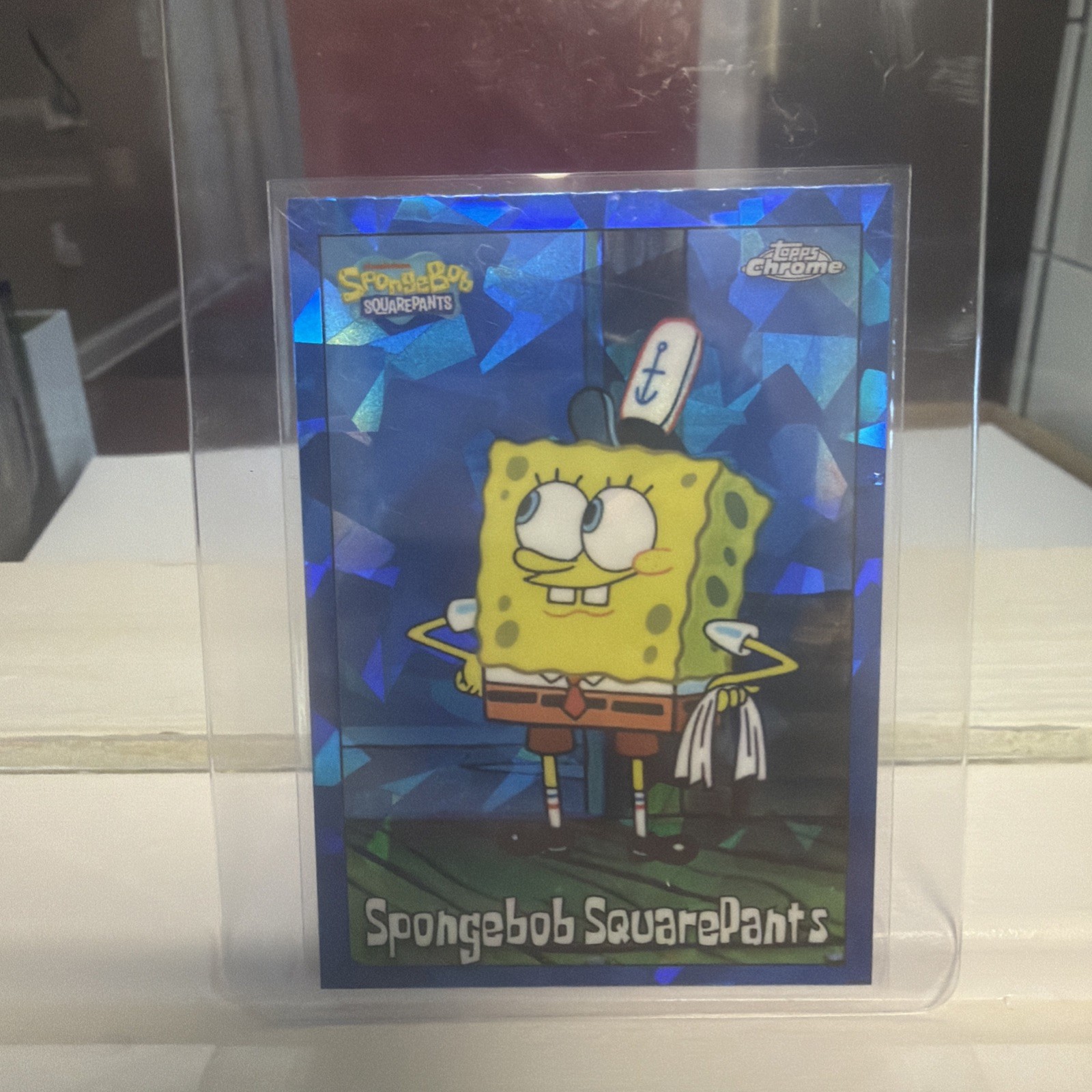 2025 Topps Chrome SpongeBob SquarePants 25th Anniversary Sapphire #25
