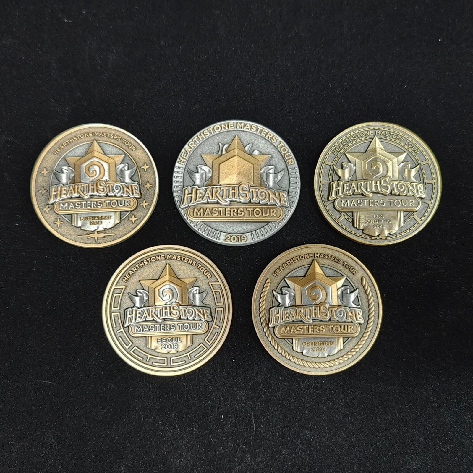 Hearthstone Masters Tour 2019-2020 Collectible Challenge Coin Set 2#1