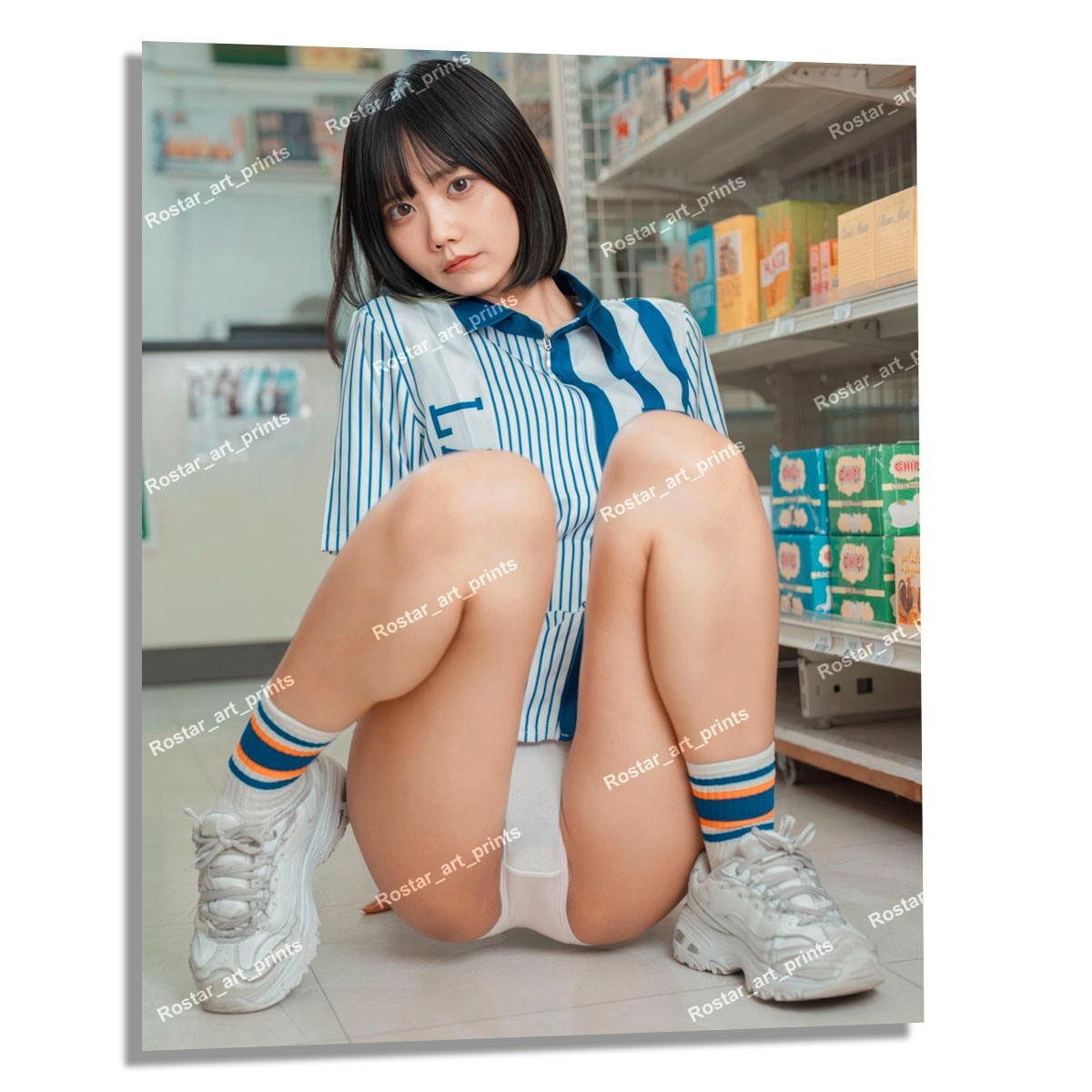 8x10 Cute Japanese Clerk Glamor Candid Risque EXCLUSIVE Photo Print AS1061