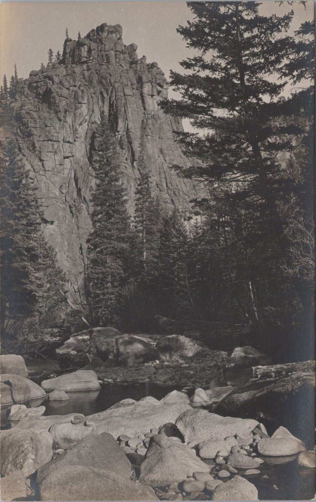 Postcard Colorado CO RPPC Boulder Castle Rock Beautiful View 1910s