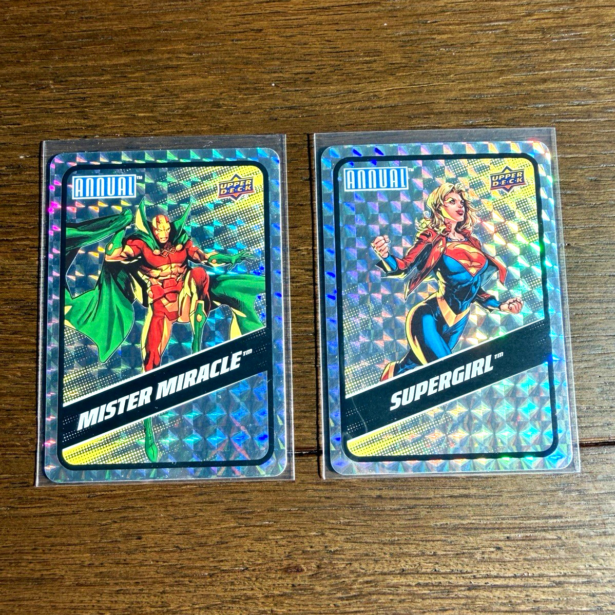 2024-25 Upper Deck DC Annual Backscatters Supergirl B-14 Mister Miracle B-22 Lot