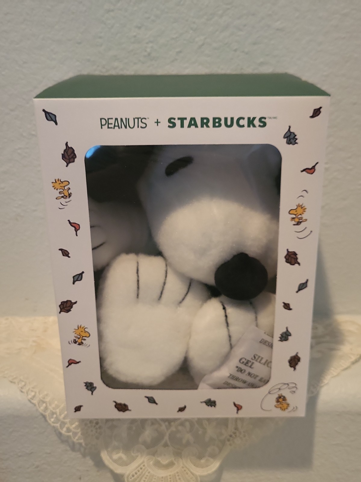 Starbucks X Peanuts Snoopy Plush In Green Apron US Seller  Authentic 