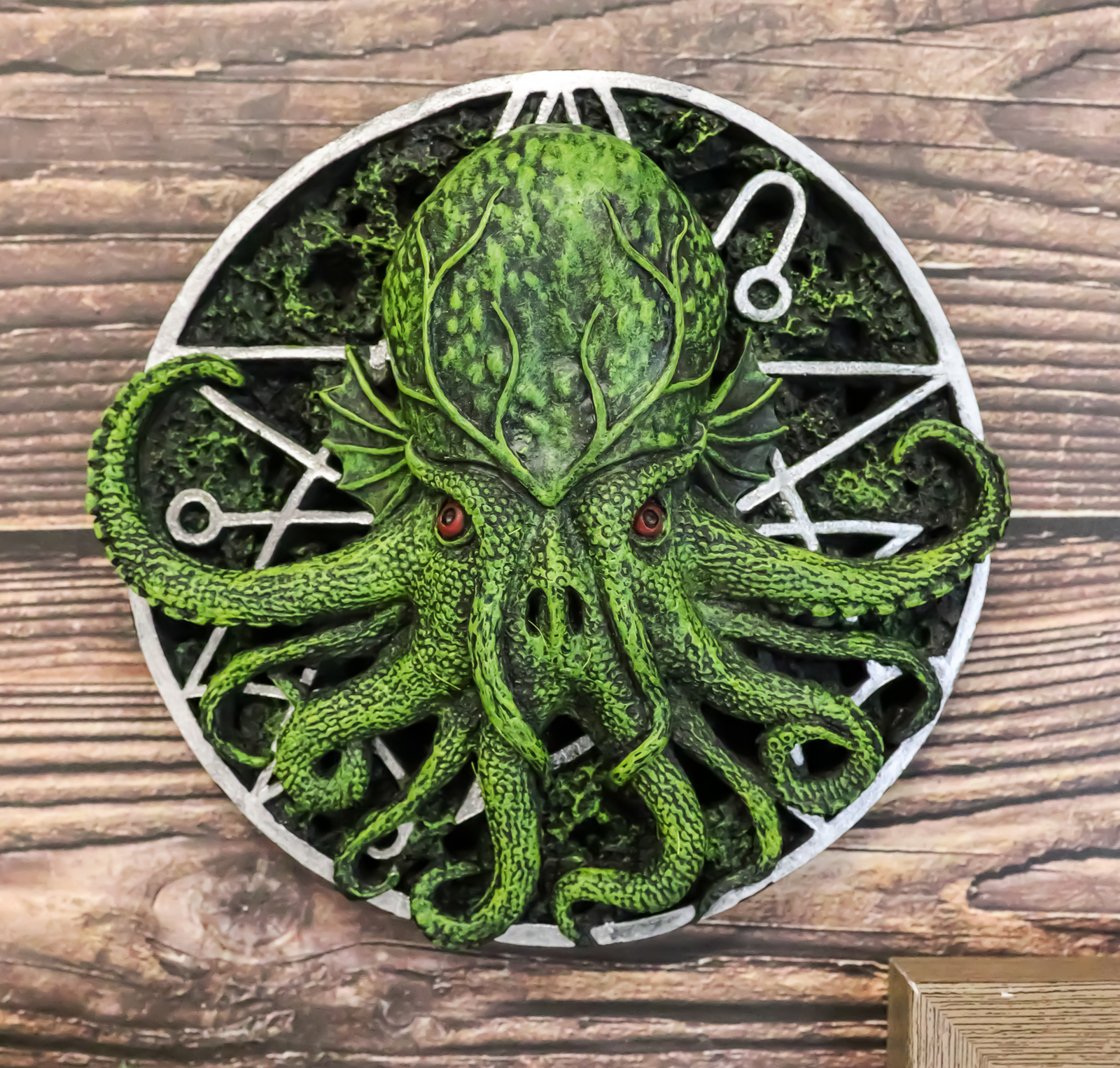 Ebros Oberon Zell The Great Cthulhu Elder with Star Symbol Wall Decor 5.75\