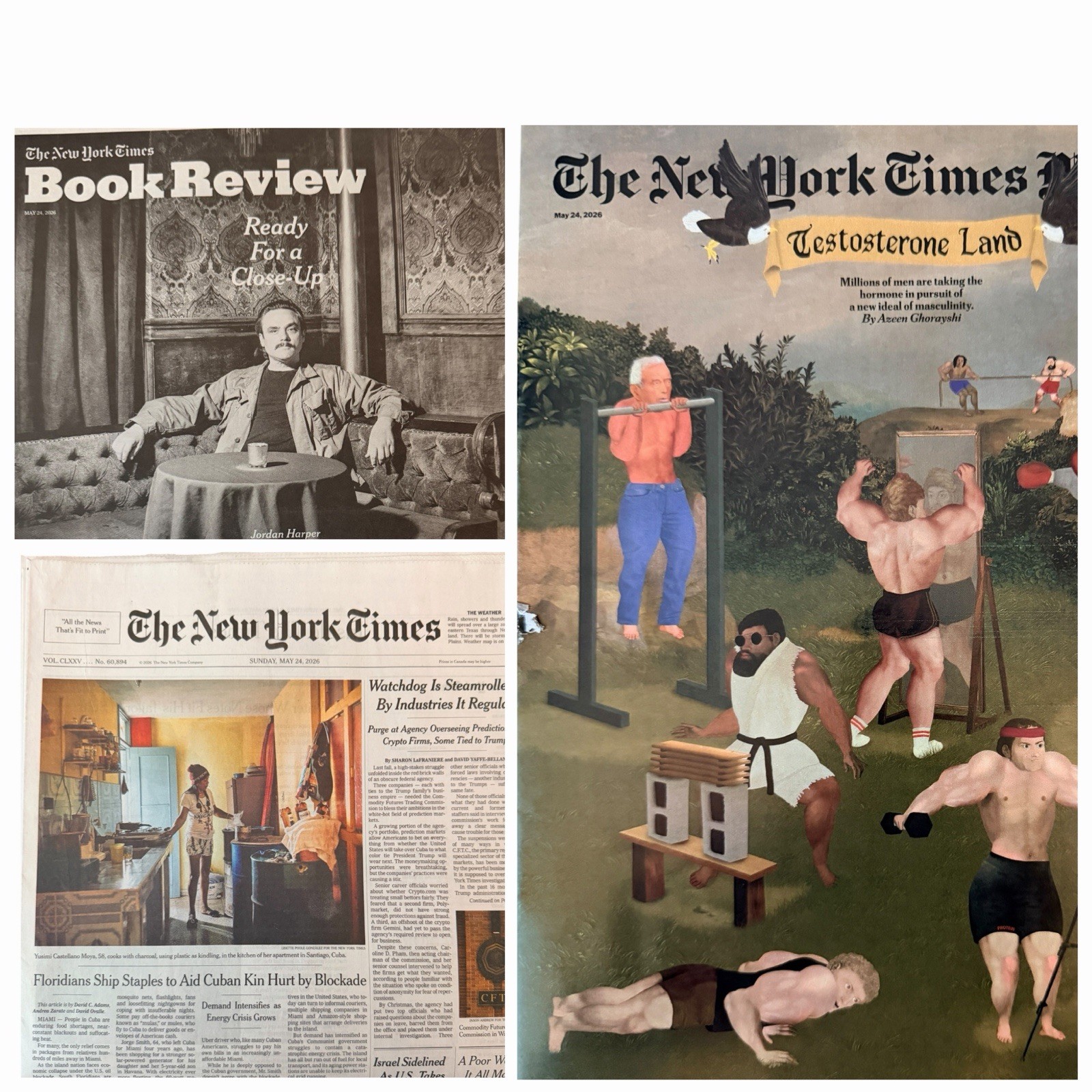 The New York Times Newspaper May 24 2026 SUNDAY Complete Print Paper UNREAD Nyt