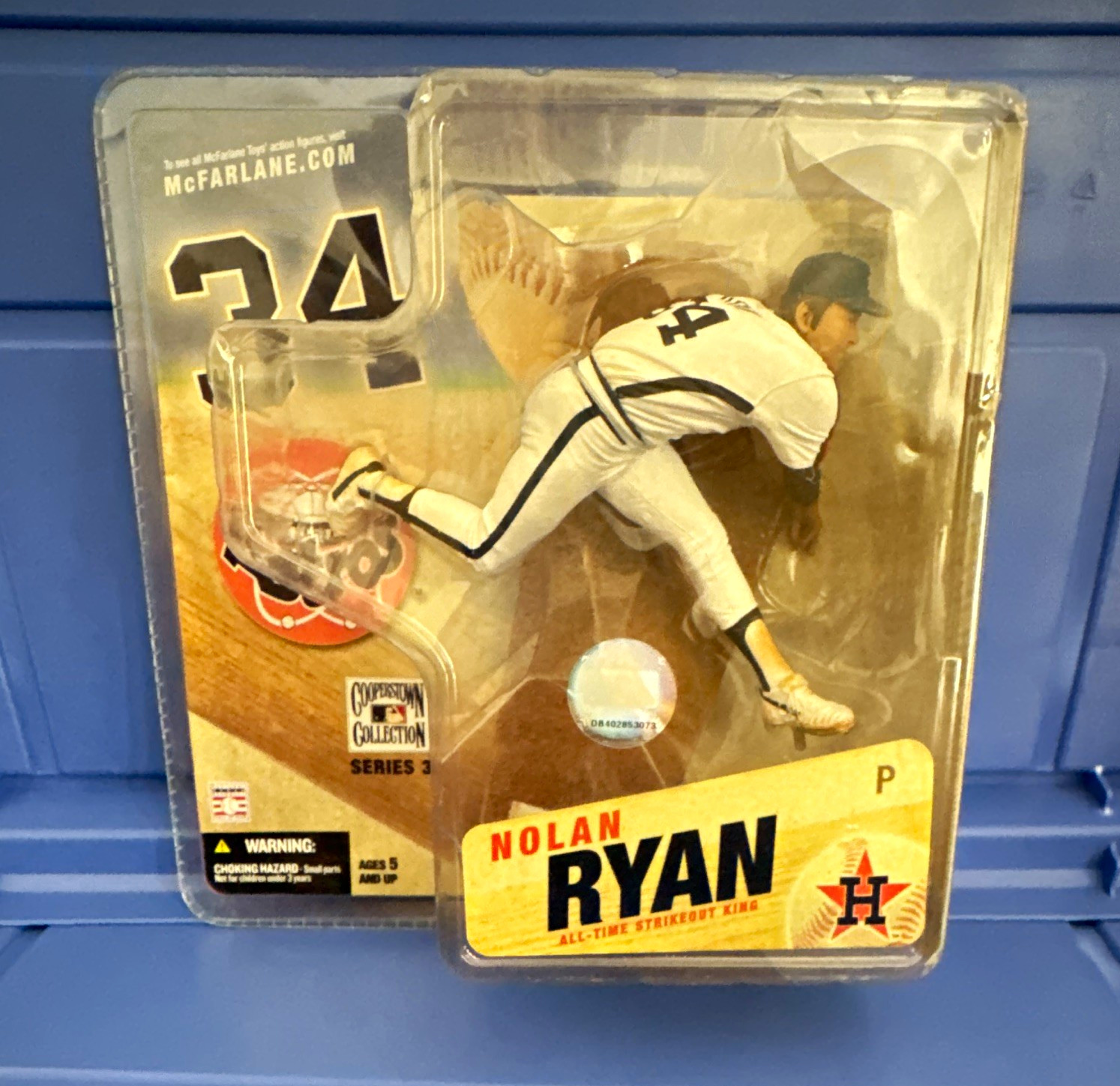 McFarlane Toys Cooperstown Collection Series 3 Nolan Ryan MLB Figure Unopened