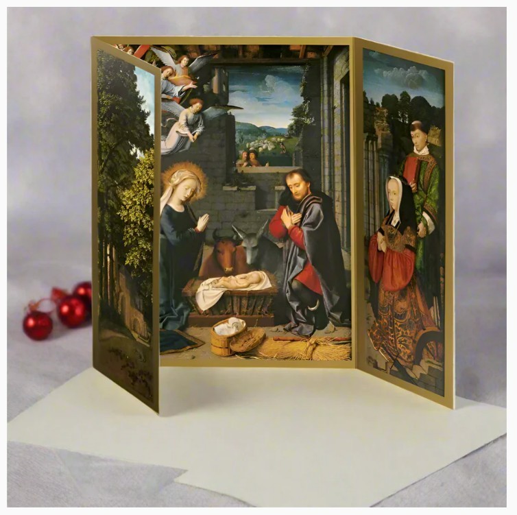 Metropolitan Museum of Art, Gerard David: The Nativity Triptych Christmas Cards