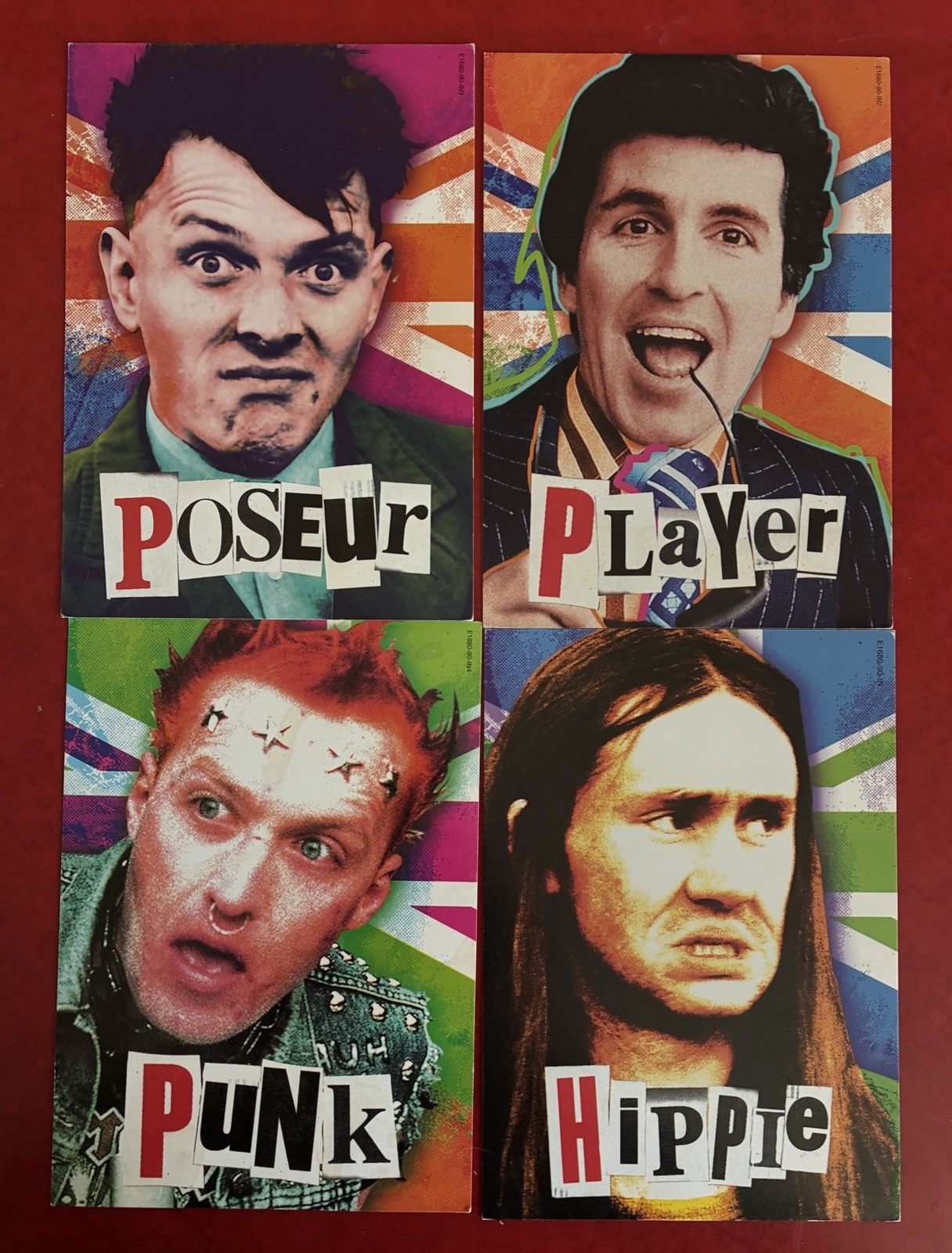 The Young Ones Comedy Show Postcards Set Of 4