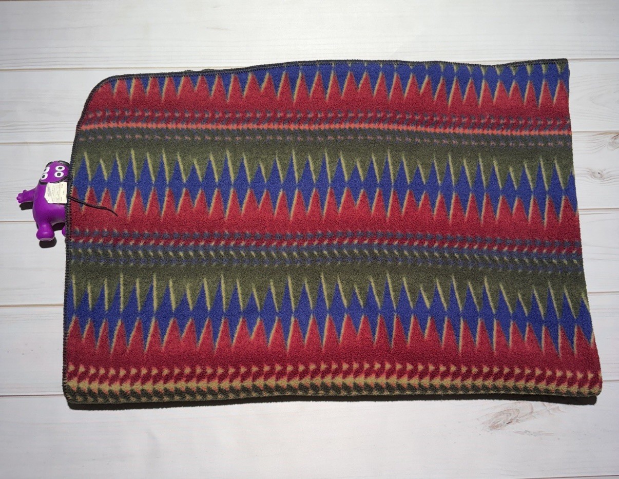 Vintage Patagonia Synchilla 90s Minnehaha Pattern Blanket Vtg 73x53 Rare