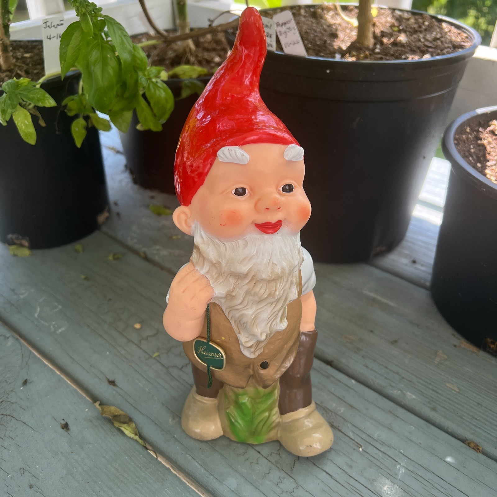 Vintage Heissner 942 Garden Gnome 10.5